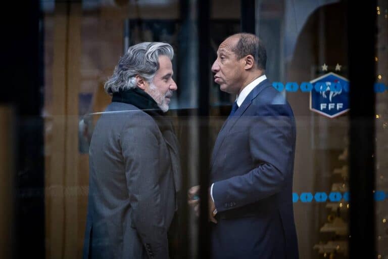 Vincent Labrune et Philippe Diallo présidents de la LFP et de la FFF dans la tourmente.