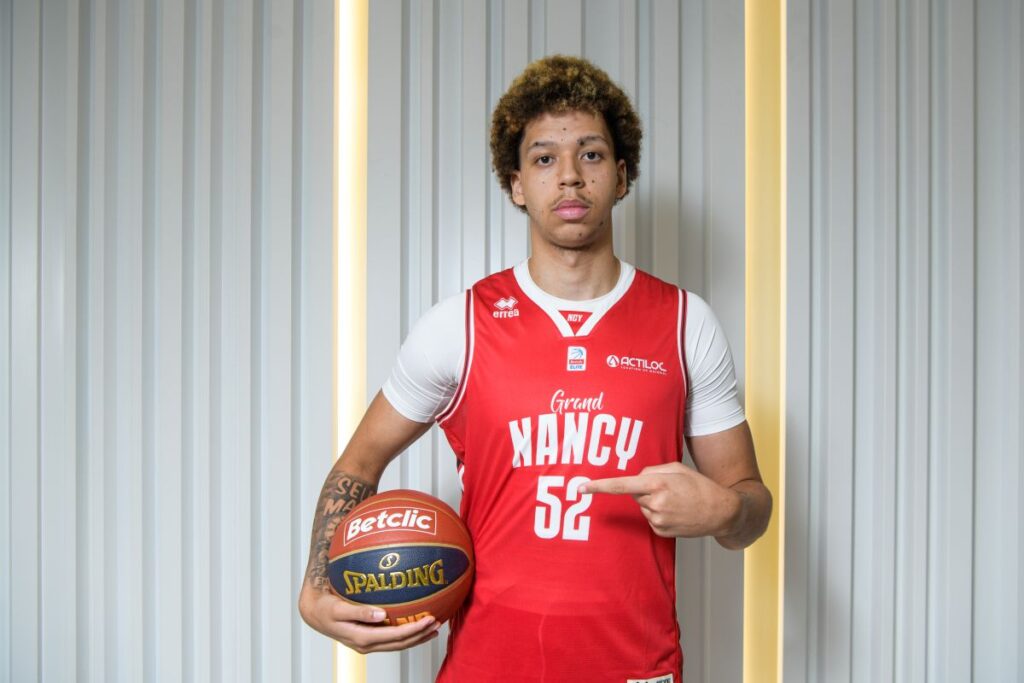 Zacharie Perrin avec Nancy avant de voler vers la NBA.