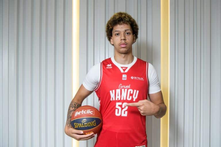 Zacharie Perrin avec Nancy avant de voler vers la NBA.