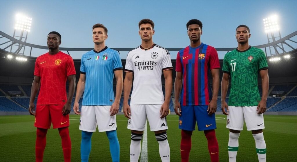 Les plus beaux maillots de foot 2025–2026 des grands clubs européens