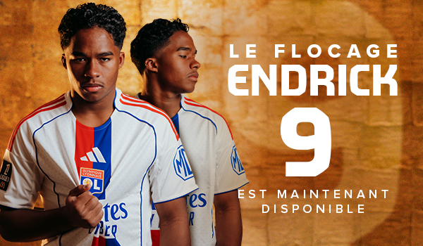 L&rsquo;OL n&rsquo;a pas perdu de temps : le maillot d&rsquo;Endrick déjà en vente