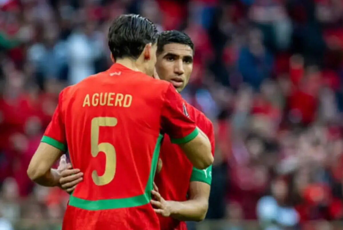 Achraf Hakimi apporte son soutien à Nayef Aguerd, blessé