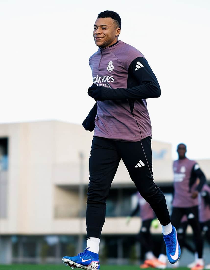 Mbappé retrouve le chemin de l’entraînement au Real Madrid