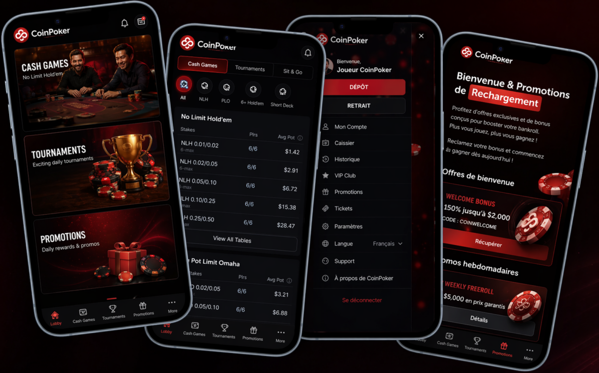 CoinPoker mobile