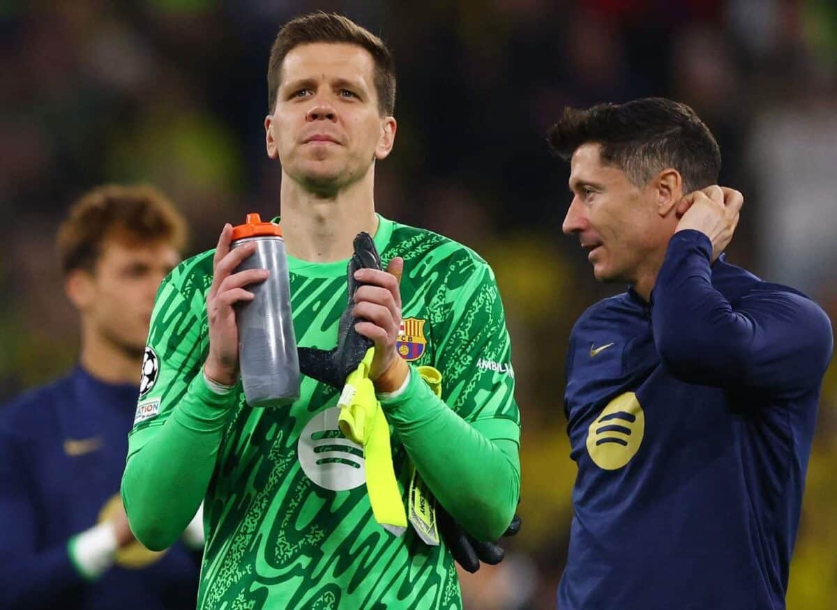 Barcelone : Szczęsny et Lewandowski s’amusent à l’entraînement avant le Clásico