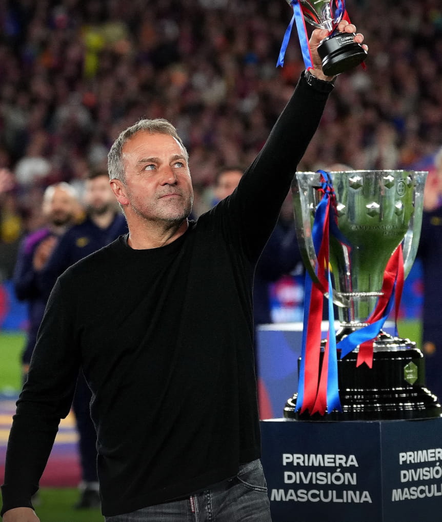 Hansi Flick sacré meilleur entraîneur de Liga pour la deuxième saison consécutive