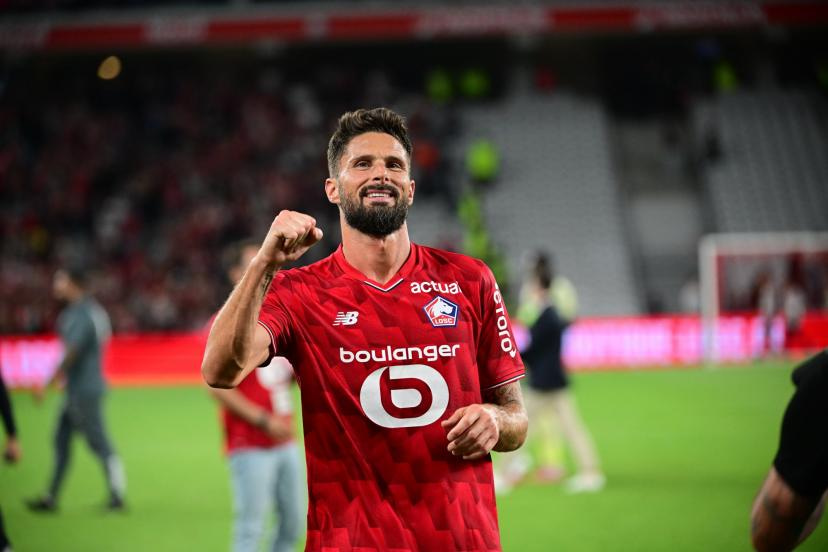 Olivier Giroud poursuit l’aventure avec le LOSC