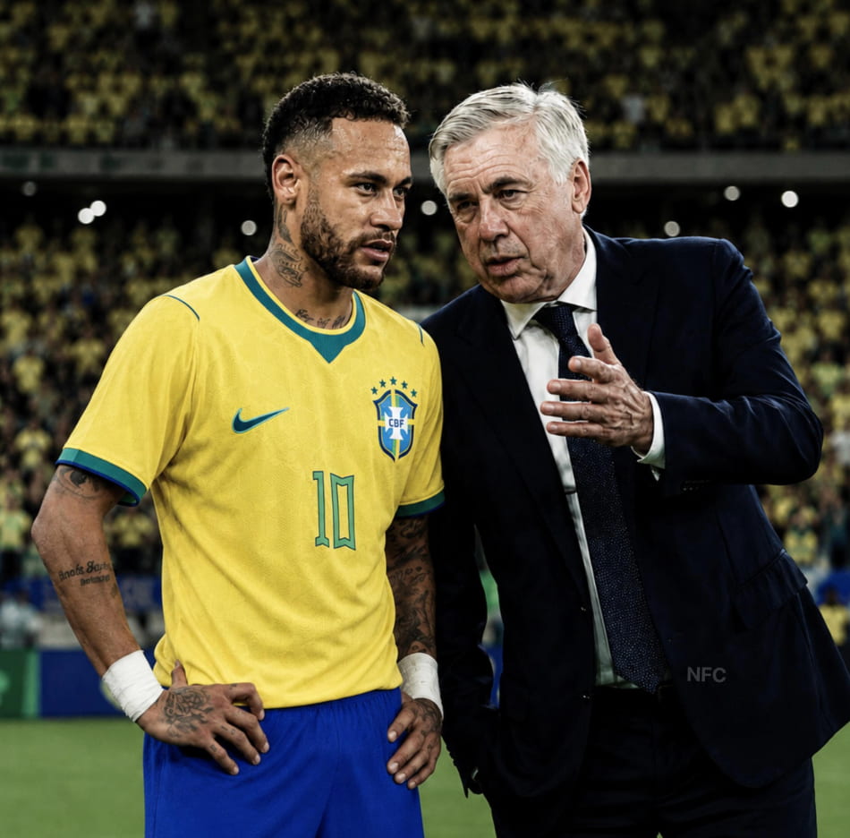 Carlo Ancelotti évoque la situation de Neymar avant Brésil–Norvège