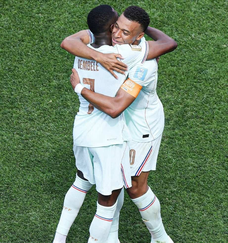 Mbappé et Dembélé rejoignent le duo Ronaldo-Rivaldo